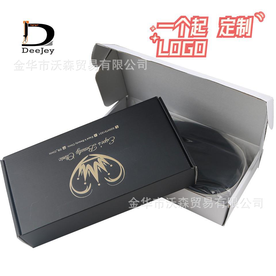 彩色飞机盒制做正方形瓦楞快递包装盒现货JK汉服装内衣飞机盒制定