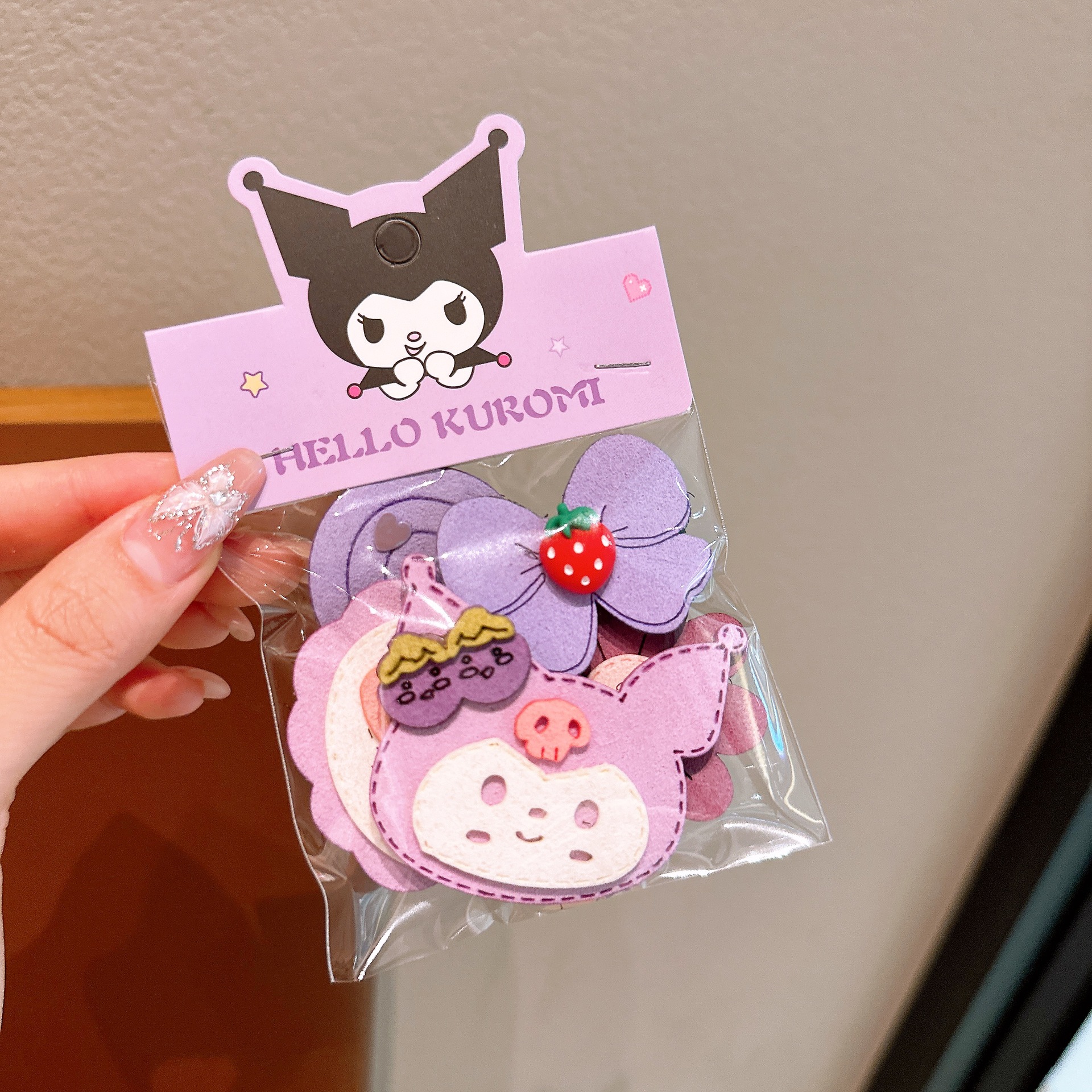 Niños nuevos velcro de dibujos animados para chicas pequeñas pegatinas de cabello para bebés de niñas pequeñas publicaciones de joyas de cabello para niñas Sanliogou