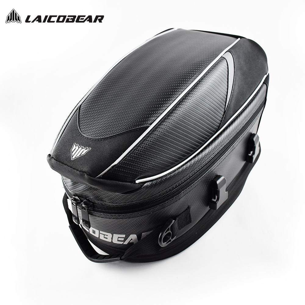New Motorcycle Tail Multi functional Outdoor Cycling Equipment Rear Seat Large Capacity Helmet Bag_voghion.com