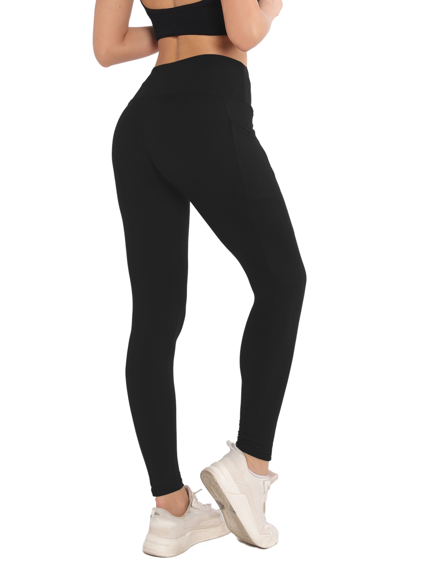 Ankle-Length Pants Length Women's Holiday Daily Simple Style Classic Style Solid Color Ankle-Length Pocket Skinny Pants