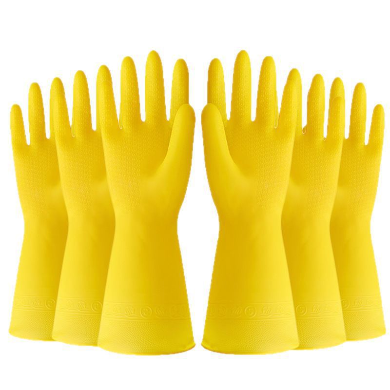 Slitstarka vattentäta latexhandskar för disk och hushåll_voghion.com