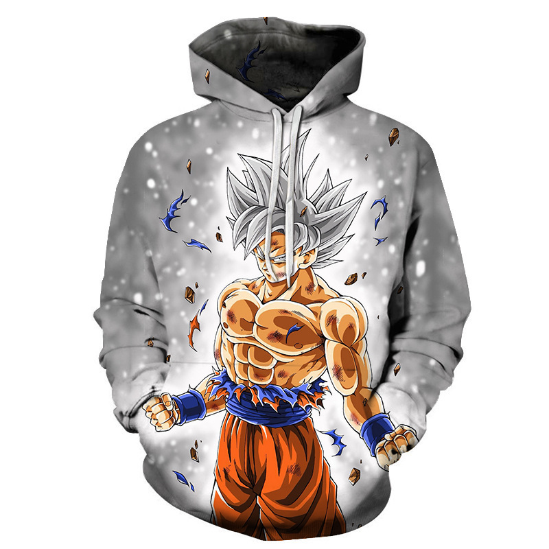 Cross-Border Amazon Casual Hooded Sweatshirt Cartoon Series Anime 3D Digital Print Hoodie