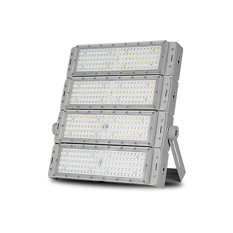 Luces LED para canchas de baloncesto exteriores transfronterizas, iluminación impermeable de 1000W para campos de fútbol con poste alto cuadrado, proyectores LED.