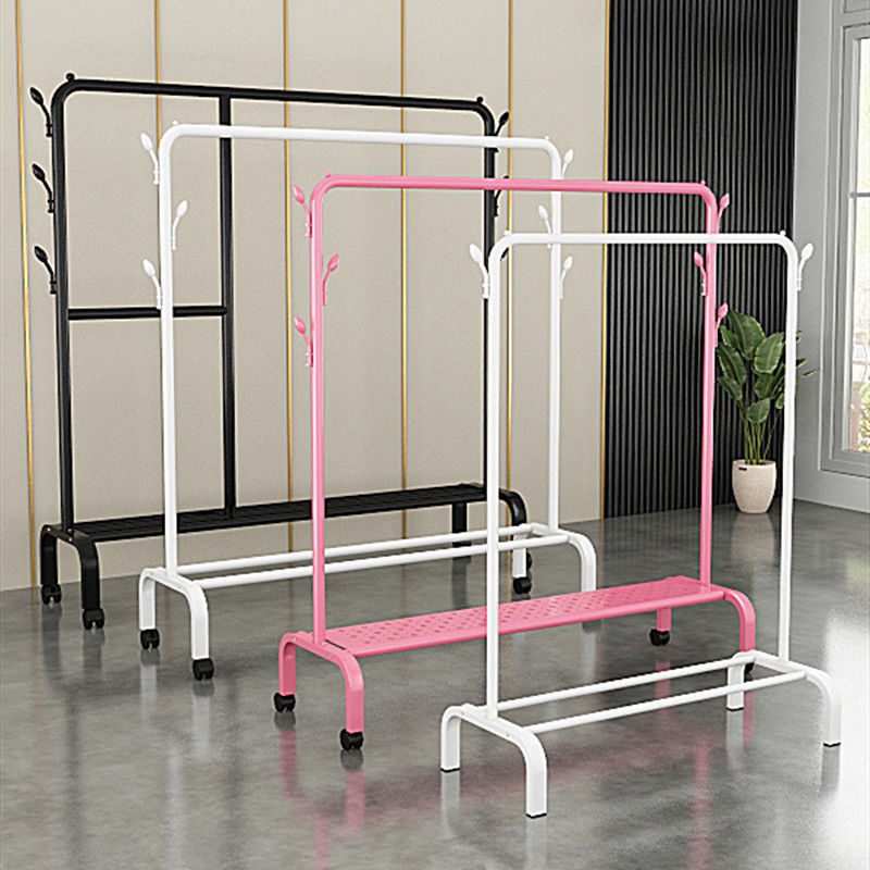 Indoor Floor-Standing Clothes Drying Rack, Balcony Clothes Rod, Bedroom Vertical Clothes Rack, Simple Clothes Drying Rack, Yi Heng