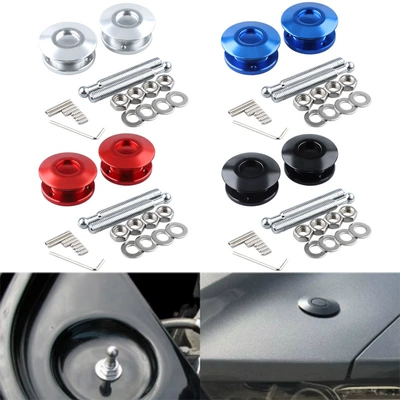 Cross-border hot-selling car modification accessories racing 62mm machine cover lock quick release button type bumper hood surround