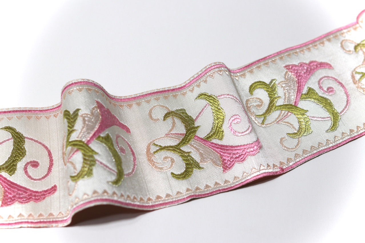 9,2 cm de ancho alta precisión patrón de la cinta caballo cara falda Hanfu corredor de mesa cama sofá cojín mantel decorativo costura