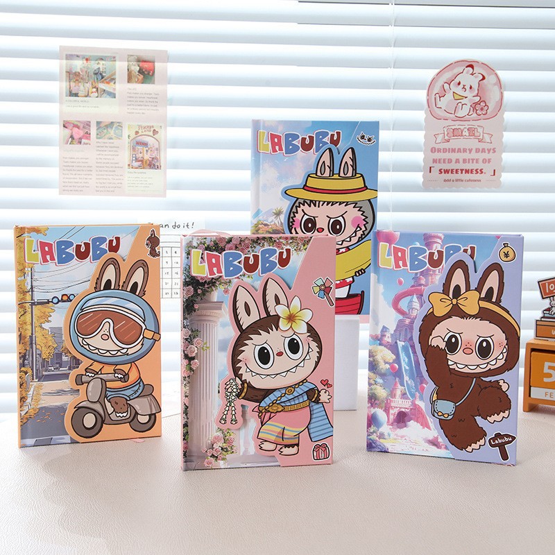Comercio Exterior Sanrio cuaderno A5 de absorción de cáscara dura cubierta dura Cuaderno de mano Kulomi Cuaderno de notas Estudiantes de papelería