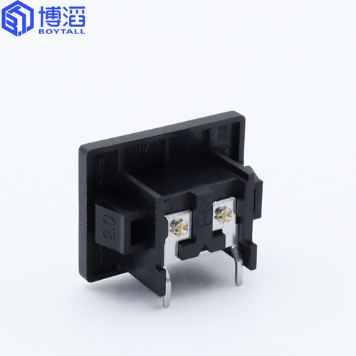 Botao C8 figure-eight AC power socket 2.5A two-hole small appliance adapter two-plug large figure-eight tail male socket