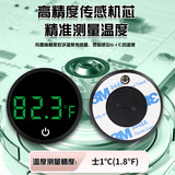 Аквариум, маленький высокоточный электронный термометр, измерение температуры