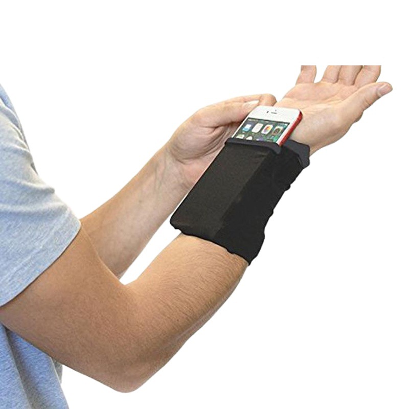 Venta directa de fábrica Cartera de muñeca BOLSA DE TELÉFONO MÓVIL bolsa de brazo bolso elástico leche bolsa de tarjeta de seda paquete completo cartera antirrobo