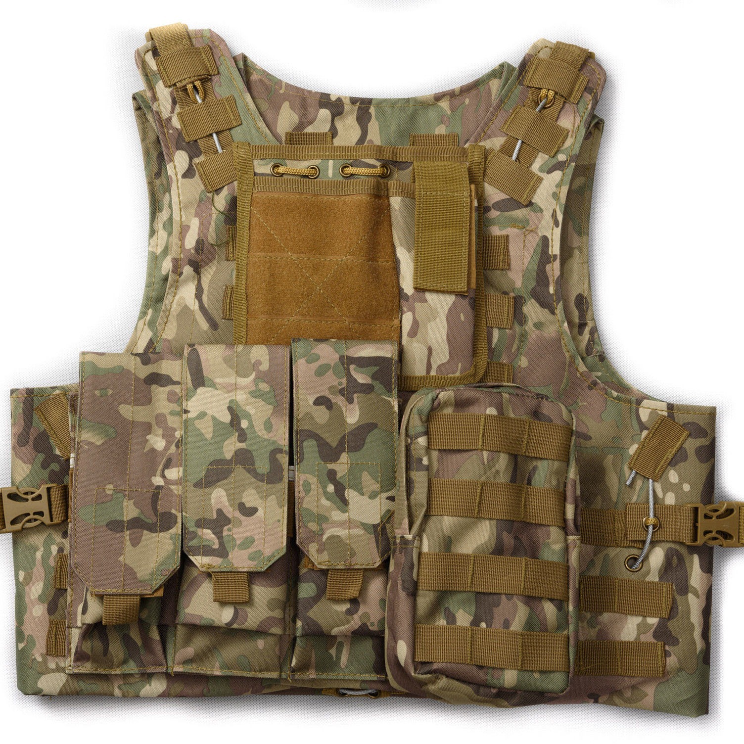 Fabrica directa chaleco anfibio al aire libre equipo táctico chaleco de combate CS fantasma camuflaje chaleco táctico anfibio