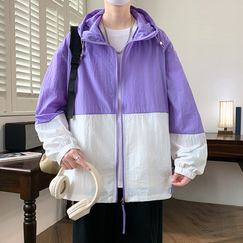 Upf50+ Couple Sun Protection Clothing Men's Spring and Summer Thin Breathable Outdoor Sun Protection Clothing Anti-Uv Fishing Jacket