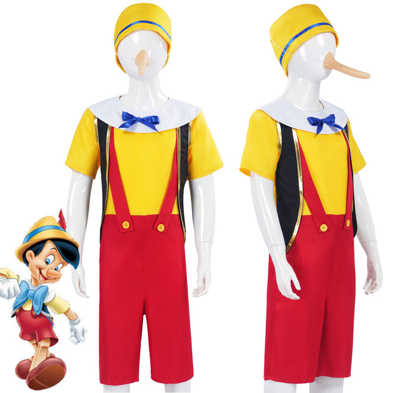 Pinocchio Coat Long Nose Pinocchio Pinocchio Adventures Children's Coat cosplay Pinocchio Cross Border Pinocchio Coat Long Nose Pinocchio Pinocchio Adventures Children's Coat cosplay Pinocchio Cross Border