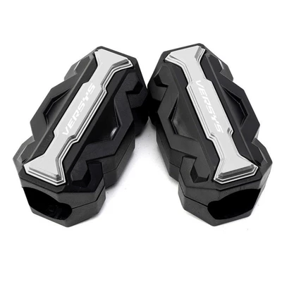 anti-fall, Motorcycle bumper - silver-pair