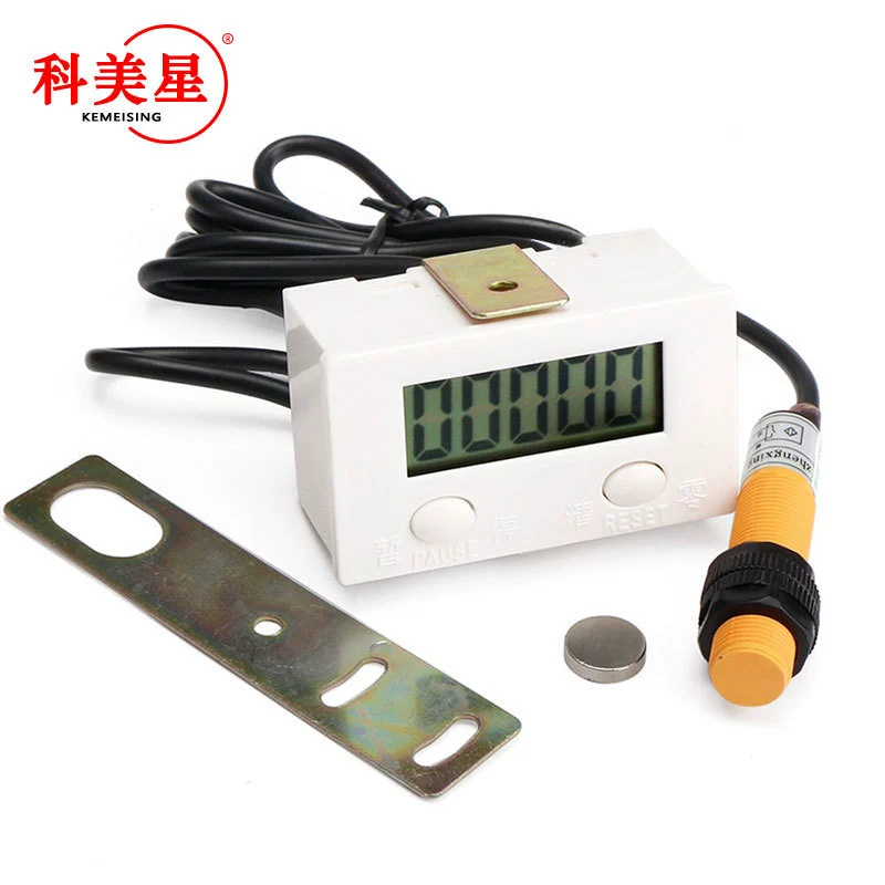 Счетчик электронный цифровой дисплей 5-битный автоматический индукционный счетчик Счетчик катушек Подсчет магнитных индукционных Пуансонов