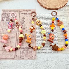 星星人随心配手机链pop改娃萌粒钥匙扣串珠diy 背包挂件挂饰