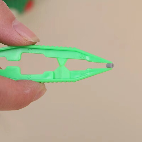 Plastic Bead Picking Tweezers, Bead Picking Accessory Tools, Bead Small Tweezers, Children's DIY Tools Clips, Plastic Clips