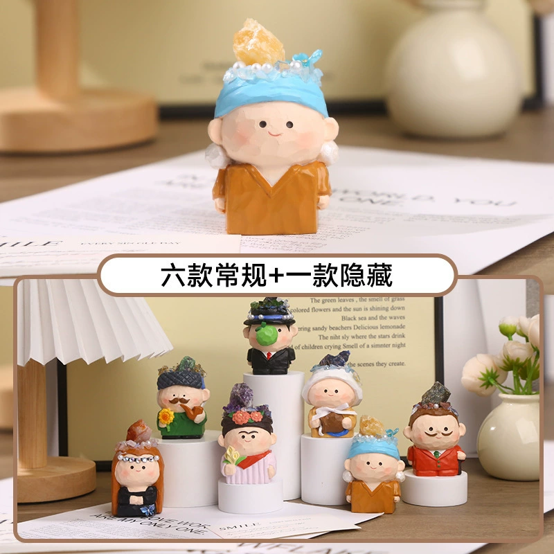 Blind Box Doll Minifigure Set, creative collectible gift, assorted themed series