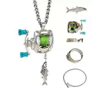 �羳����վ��~��݆�������DFishing Reel Jewelry Set������b