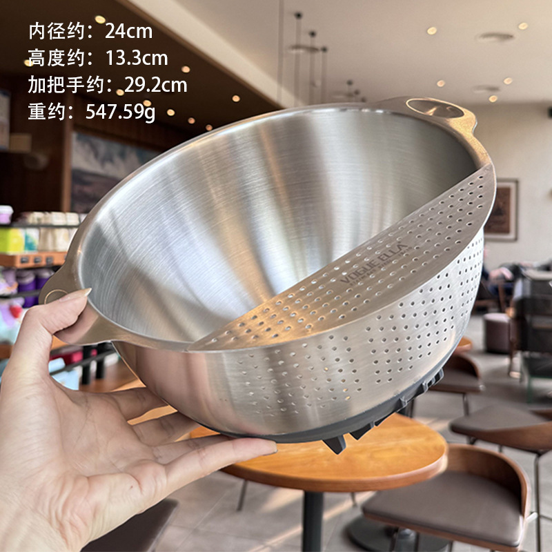 自己保存二層洗面器フィルター水洗いシンクキッチン排水シンク米洗いバスケット排水バスケットフルーツ 316 ステンレス鋼|undefined