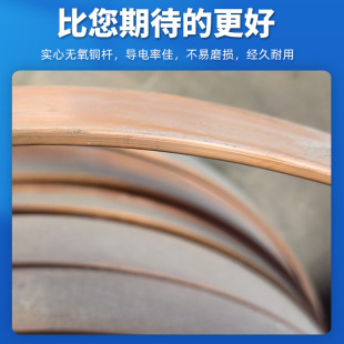 Manufacturer's Spot Copper Ribbon Ultra-thin Ultra-wide Oxygen-free Copper Bar Special-shaped Copper with Flat Wire