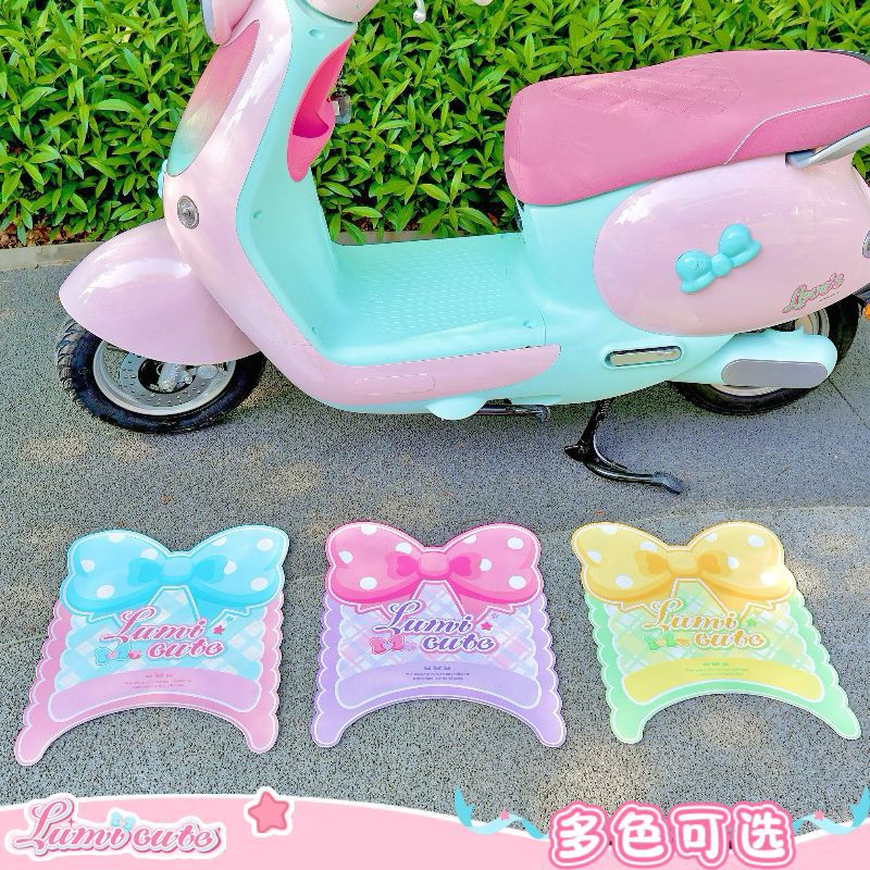Suitable for Emma Lumi Electric Vehicles, Waterproof, Non-Slip, Faux Leather, Dirt-Resistant, Wear-Resistant Foot Mats and Seat Cushion Covers