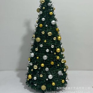 Factory Pvc Foldable and Extendable Decorative Christmas Tree for Window Display, Hotel Atmosphere Setting, Wholesale Cross-Border Hot Sale