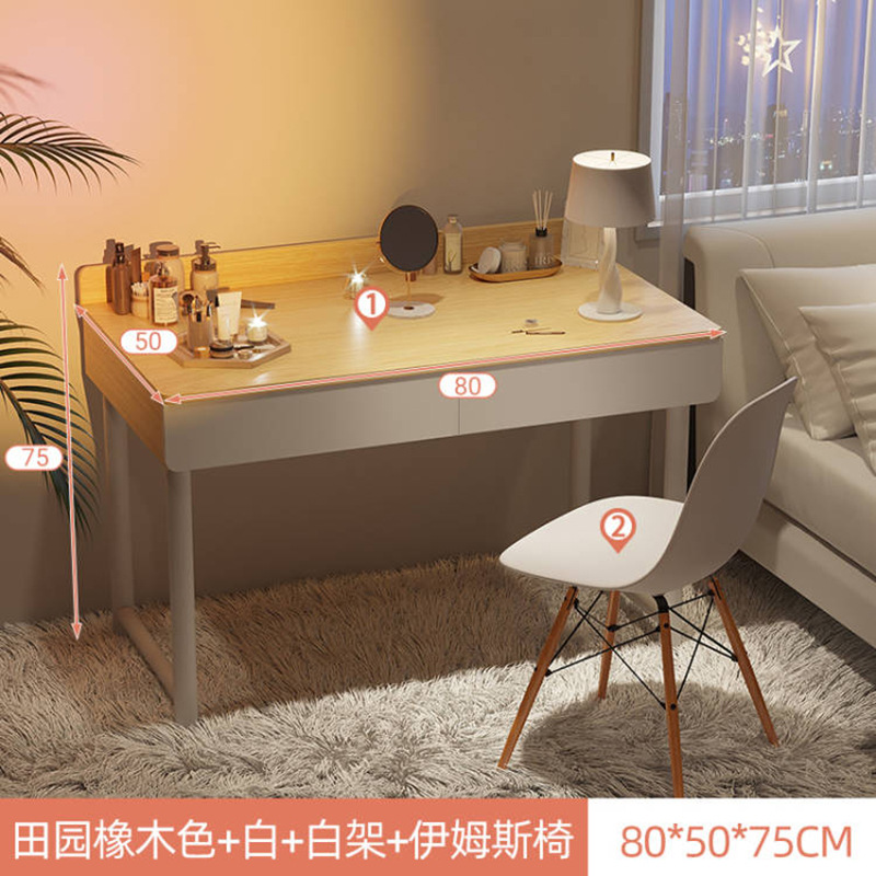 Mesa de maquillaje simple dormitorio de niñas hogar blanco comedor de vestir ins viento simple alquiler de escritorio de computadora