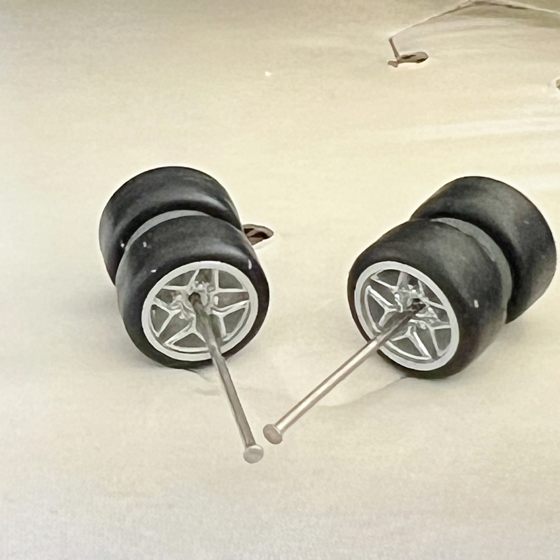 Hot Wheels Matchbox Domica 1/64 de nivel de entrada de aleación de coche modelo de modificación de la rueda de goma del neumático de goma cubo de la rueda