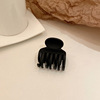 Black matte crab pin, ponytail, elegant hairgrip, simple and elegant design, wholesale