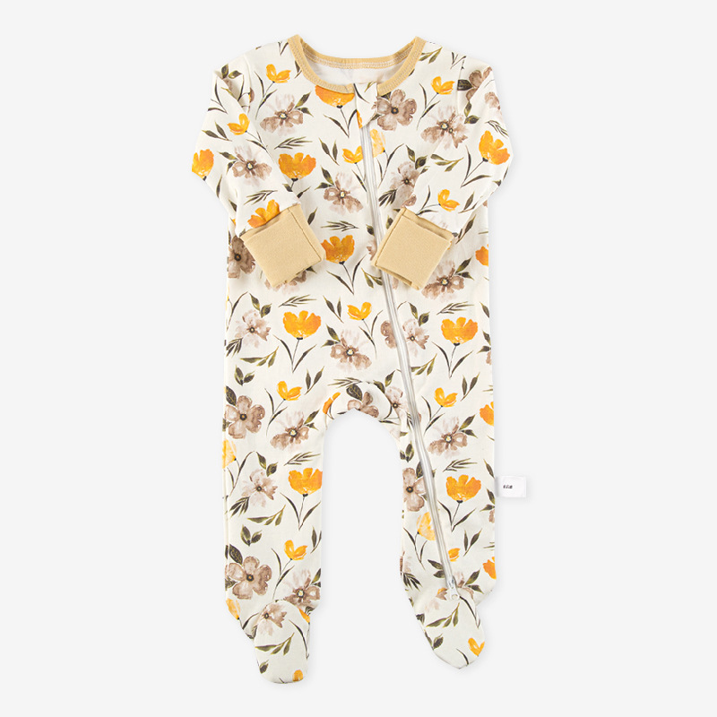 Mayorista personalizado europeo y americano algodón bata bata de manga larga primavera y otoño invierno bebé trepa ropa de trepa para niños