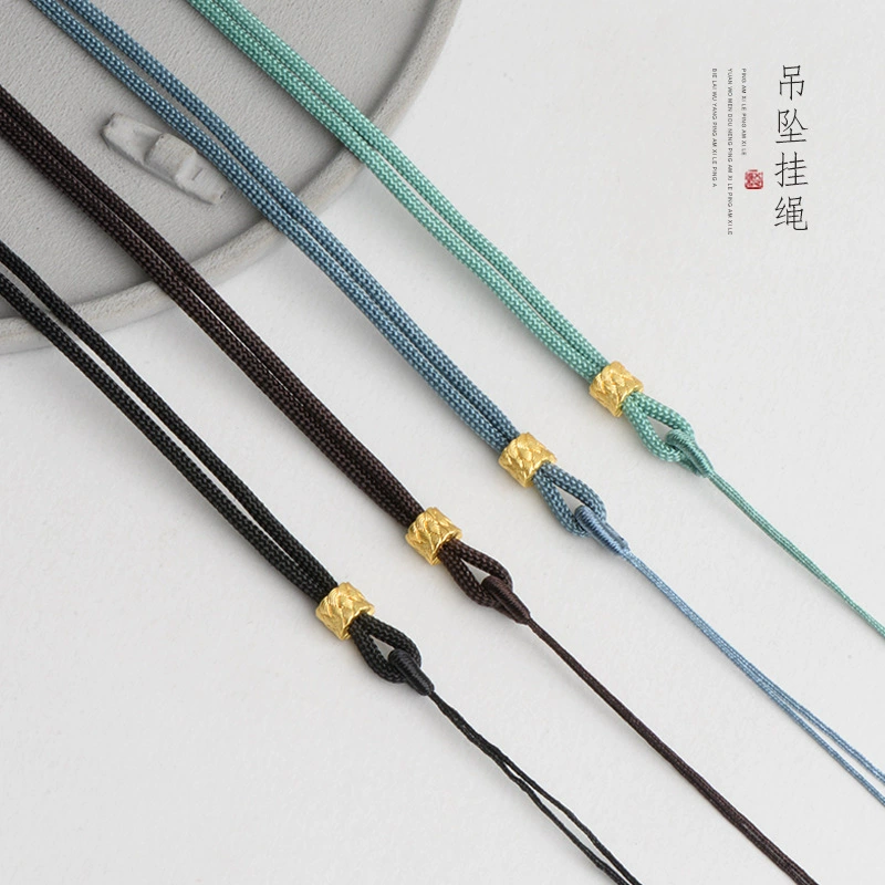Ожерелье «сделай сам», кулон, веревка, безопасная пряжка, нефритовый кулон, подвесная веревка на шею, нефритовый пчелиный воск, ювелирные изделия, нефритовый кулон, ремешок, оптовая продажа
