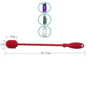 Silicone Water Cup Soft Brush Silicone Brush Extended Version Silicone Brush Creative Silicone Cup Brush Manufacturer Ready-Made Hot Selling Cup Brush