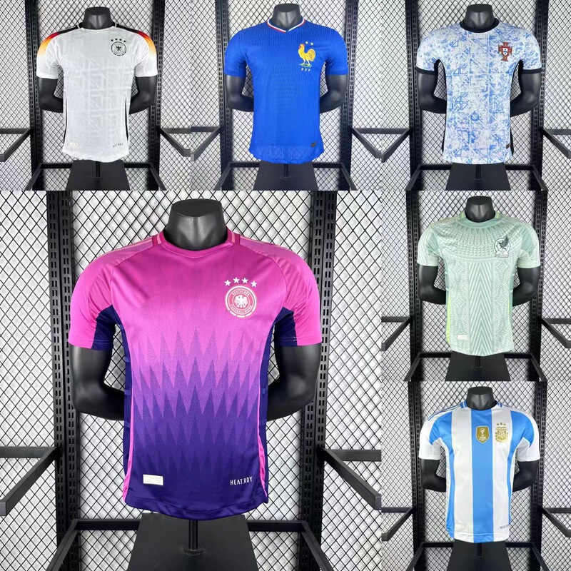 Special Edition Player Version 2427 National Team Jerseys European Cup World Cup Uniforms England Portugal Argentina
