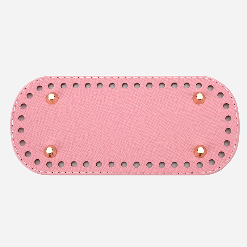 DIY 手織りバッグ 18 × 8 Hyeonah 素材バッグベースアクセサリー PU クロスパターンレザーベースプレート在庫卸売|undefined