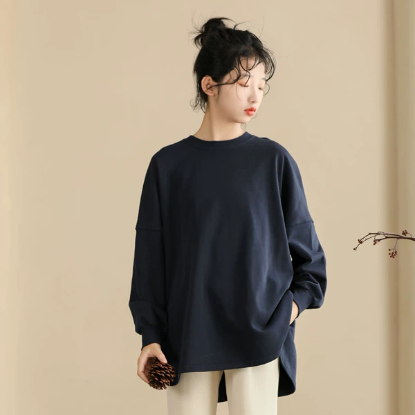 Dark blue top