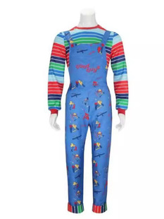 Ghost Was Chaji Season 2 Cos Cos Costume Ghost Was Returning Chucky Overalls Show Cosplay Halloween Costume