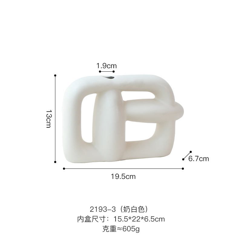 Morandi moderno vasos de cerámica estriados decoración de estudio sala de estar flor geométrica decoración de sala de alojamiento modelo