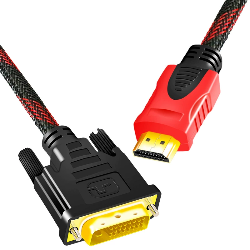 Кабель HDMI ↔ DVI для ноутбука, телевизора, PS4