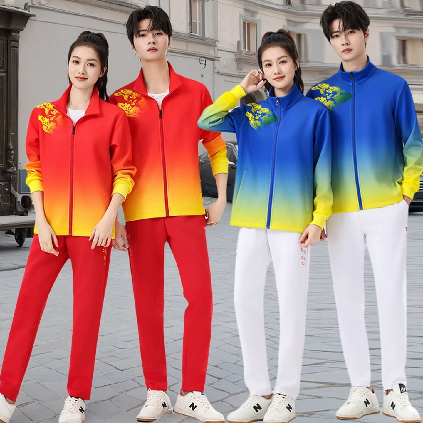 Walking Group Team Uniforms Badminton Women's and Men's Large Size Aerobics Performance Uniforms Sportswear Sports Games Sports Suits