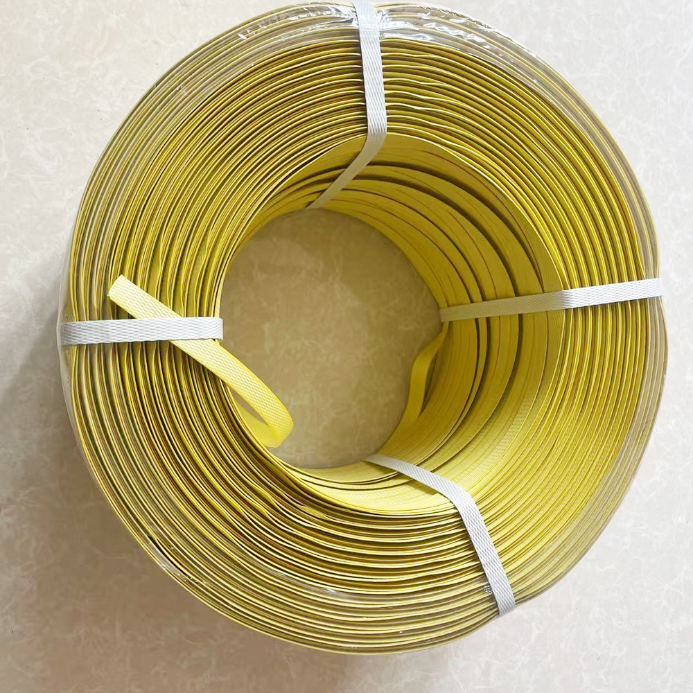 厂家黄色热熔手用打包带高强度拉力打包带pp打包带现货批发