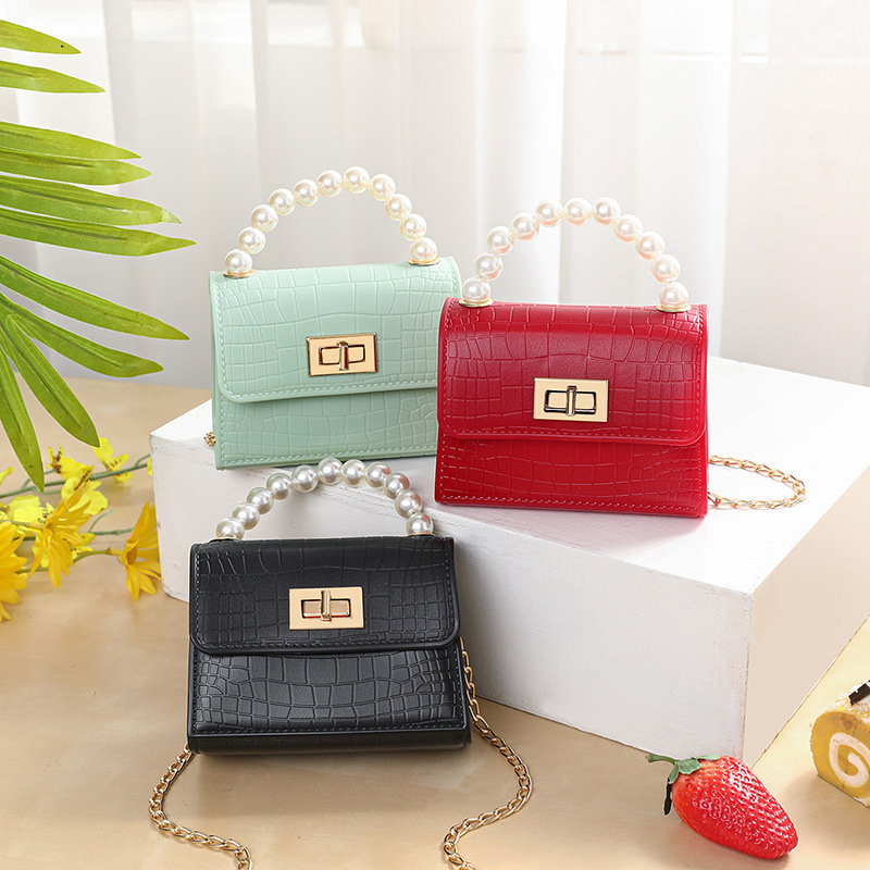 Comercio exterior transfronterizo cocodrilo perlas bolsos de mano de gel de hombro bolsos de mujer bolsos mochilas bolsos móviles bolsos casuales image 5