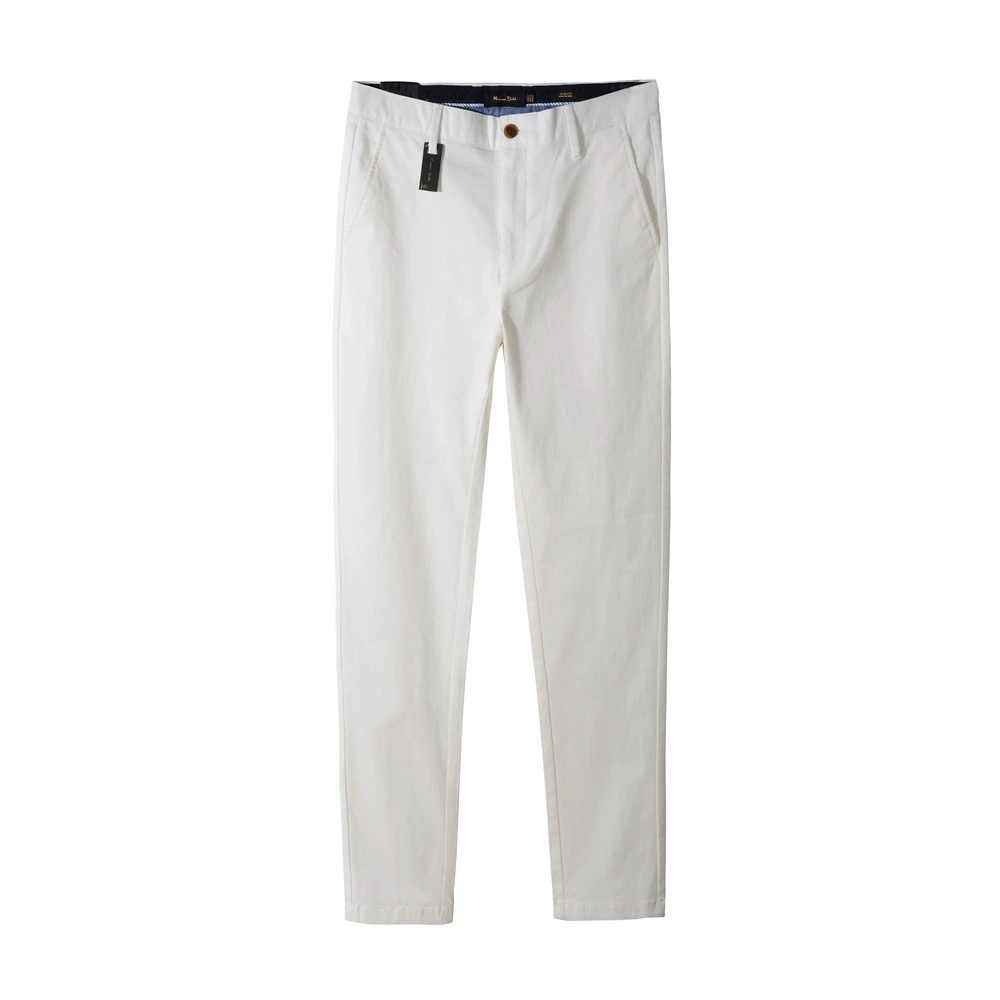 Trousers Elite autumn cotton casual, loose straight fit, sizes 30–40