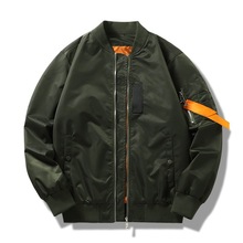 美式飞行员夹克春秋季新款港风外套男青年宽松短款棒球服外单批发