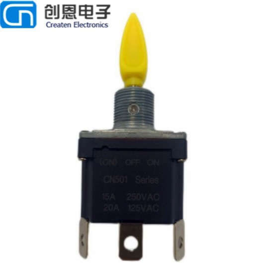 厂家直销三档自锁 JLG登高机维修专用 黄色手柄15A大电流钮子开关