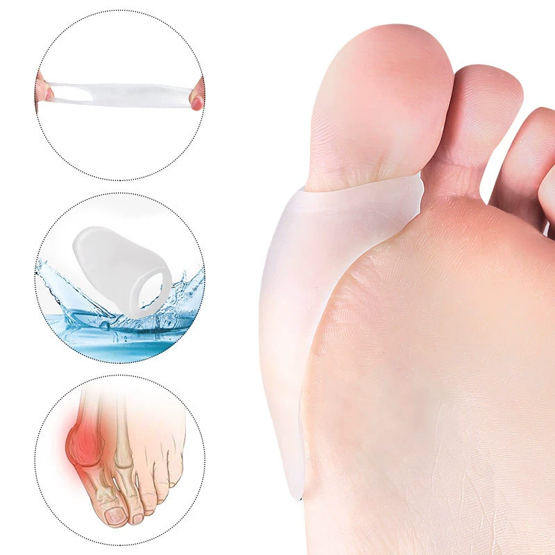 SEBS мизинец hallux valgus латеральная кость большой палец деформация пальца уход за стопой накладка улучшает hallux varus разделитель пальца