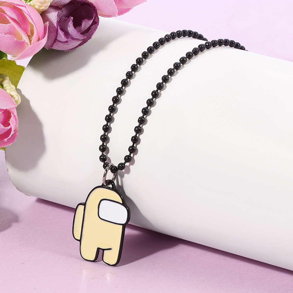 Nuevos productos transfronterizos al por mayor entre nosotros juego periférico collar espacio Hombre Lobo matando collar en las ventas directas de la acción