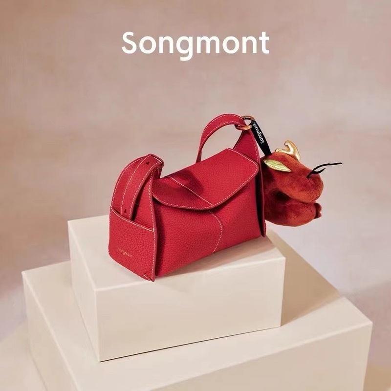 Songmont山下有松挂耳系列屋檐包真皮hobo女包通勤百搭单肩斜挎包|undefined