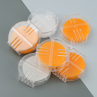 Water soluble thread wax with box for cross stitch pure beeswax thread lubrication tool wax box silk thread cotton thread wax ring