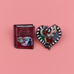 恐怖電影甲殼蟲胸針徽章服裝背包飾品配飾外貿合金胸章批發